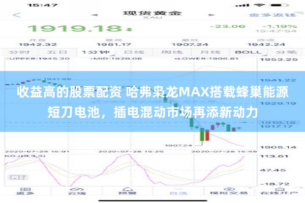 收益高的股票配资 哈弗枭龙MAX搭载蜂巢能源短刀电池，插电混动市场再添新动力