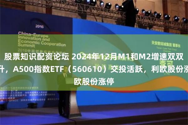 股票知识配资论坛 2024年12月M1和M2增速双双回升，A500指数ETF（560610）交投活跃，利欧股份涨停